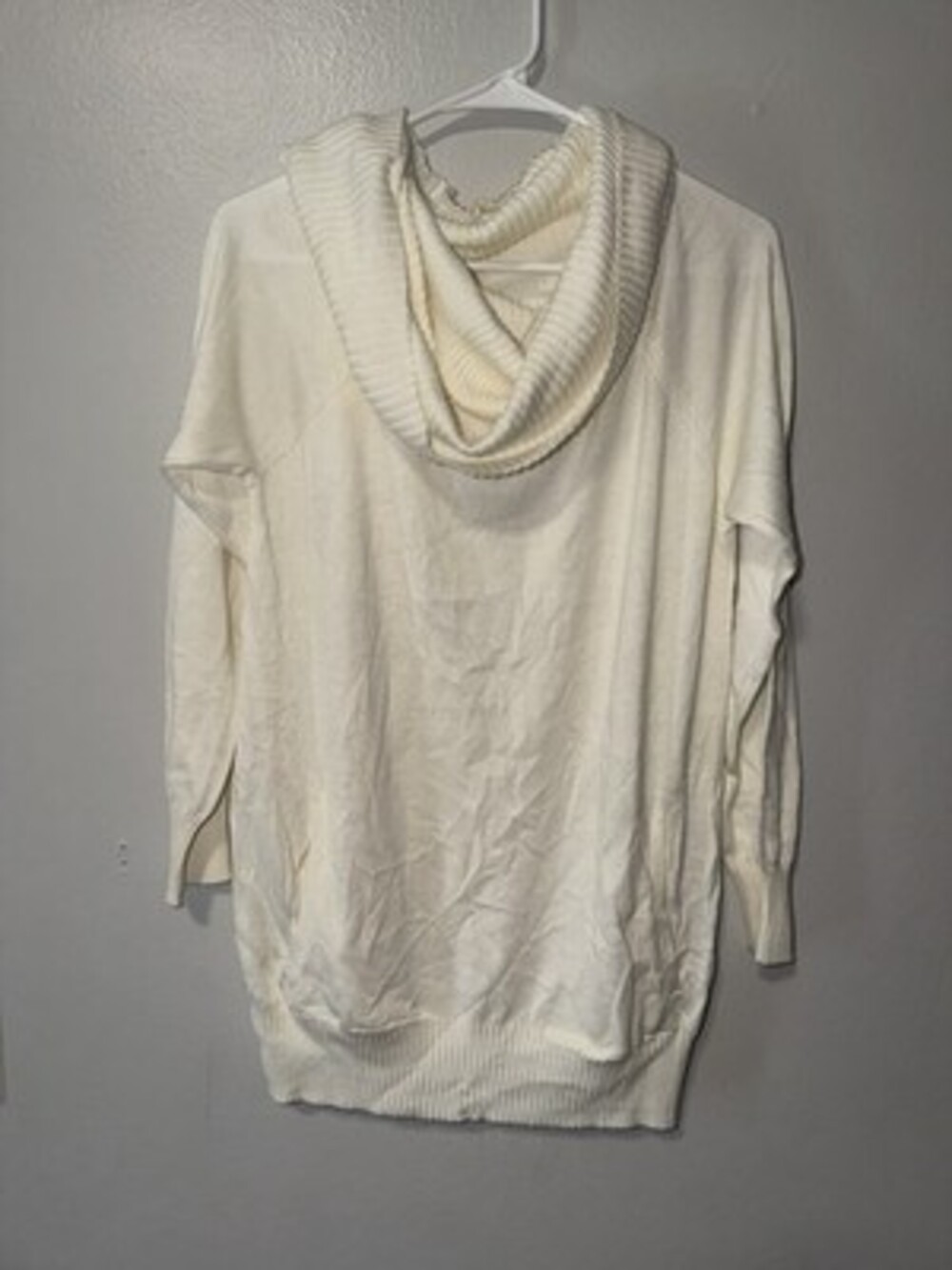 Cozy Ivory Cowl Neck Sweater